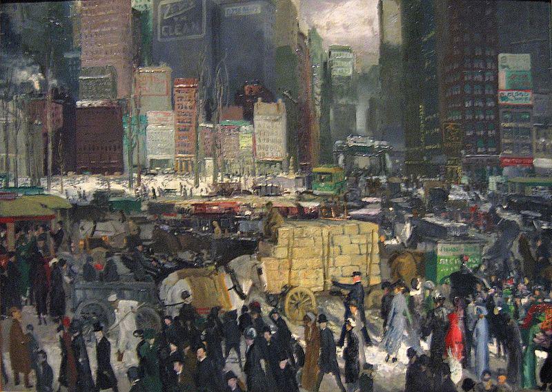 George Wesley Bellows New York oil painting image